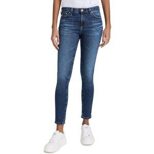 AG Adriano Goldschmeid Women's the Leggings Super Skinny  Blue Size 32R